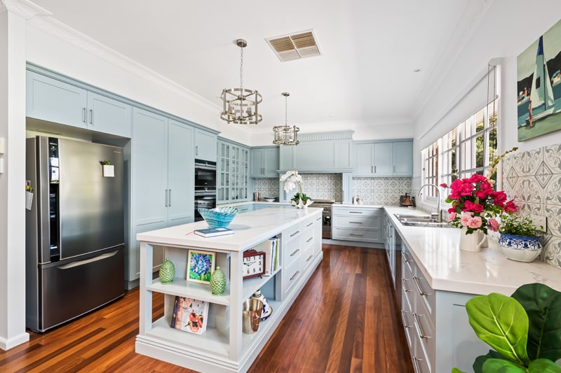 French Provincial Kitchen Perspective