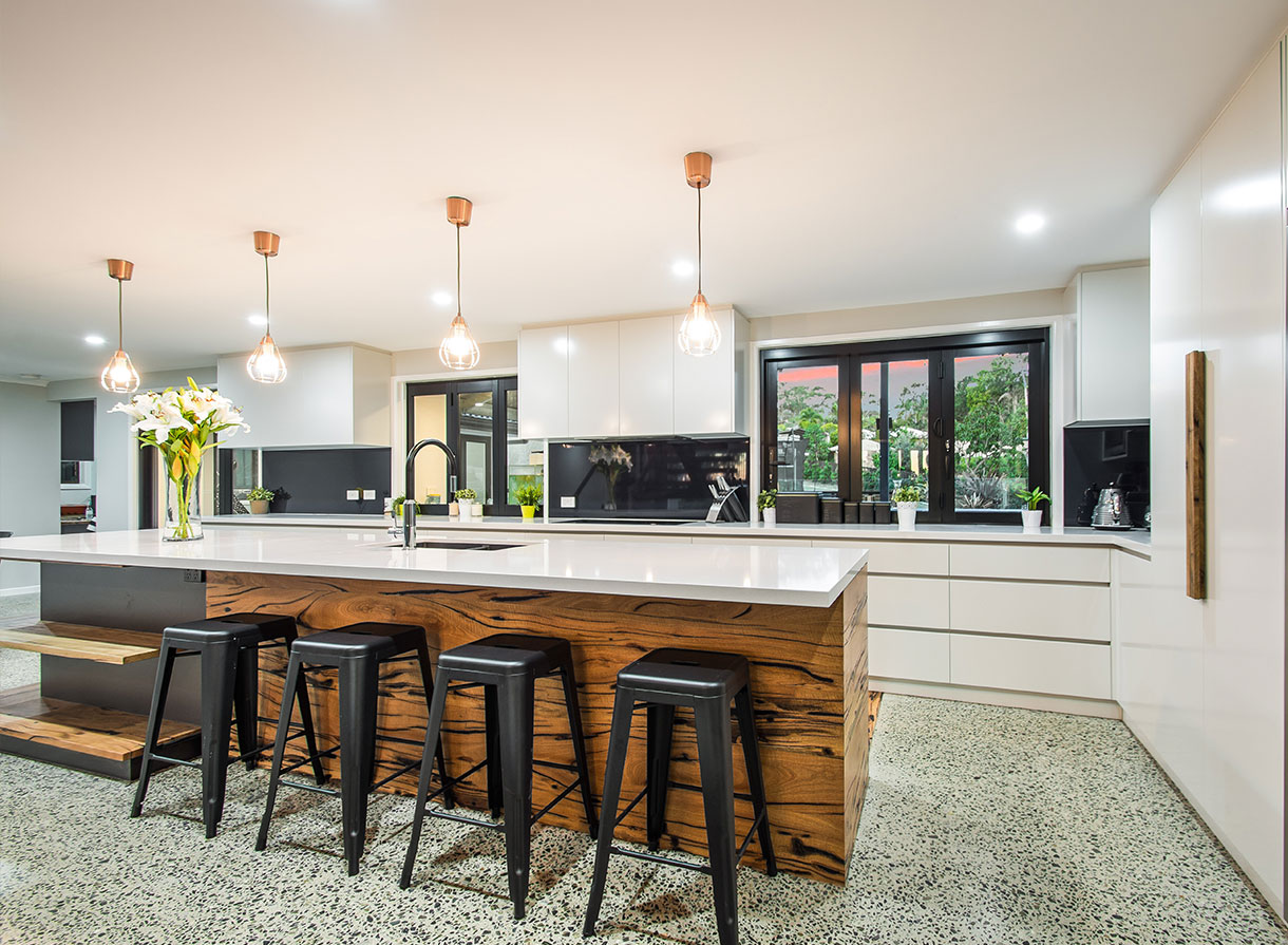 modern style kitchen chairs and lighting