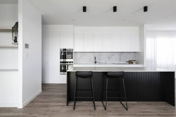 Moncrieff Kitchen with Plain White Walls