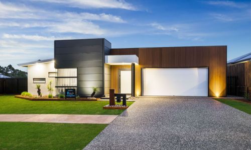 front house with lightings