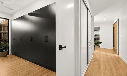 Black matt offce cabinets