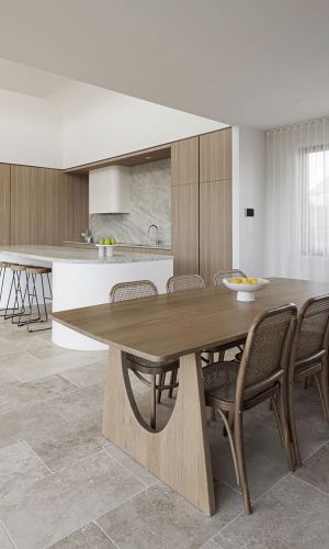 Kitchen and dining table