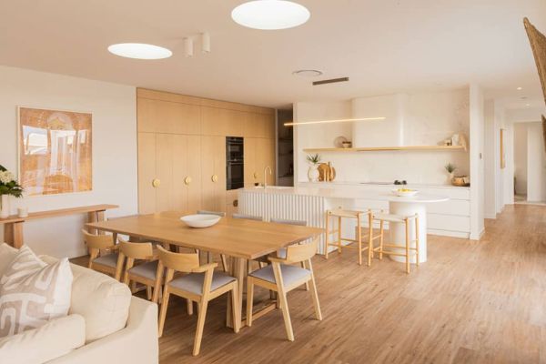 San Clemente Kitchen with Earthy Rattan Features