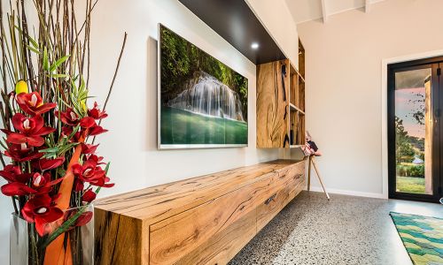 marri timber design TV cabinet