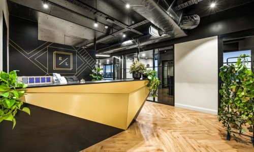 front desk counter