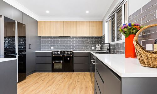 modern kitchen inside