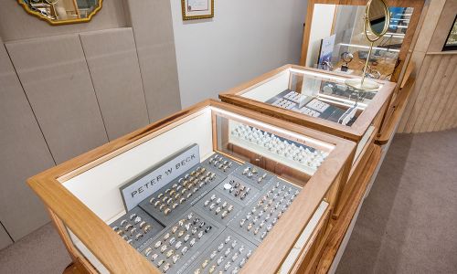 Jewelry Display Glass Table