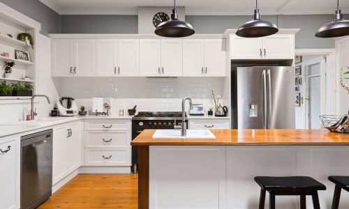 kitchen tables and lightings