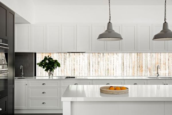 white kitchen table cabinets