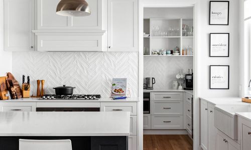 Kitchen with study view