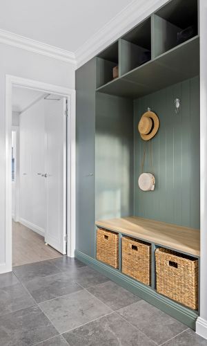 Mudroom in a wide angle