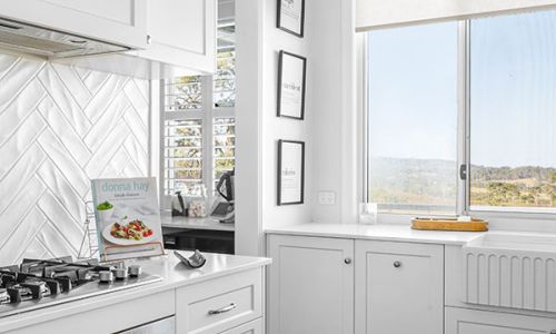 Kitchen burner and sink