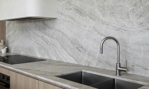 Kitchen sink and stove