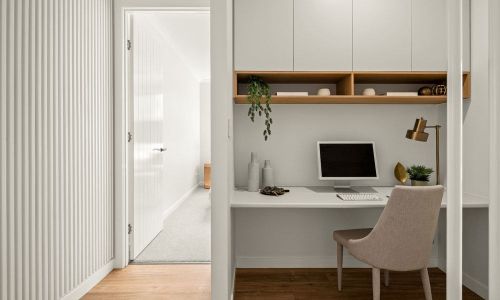 Drummond street classy white office area