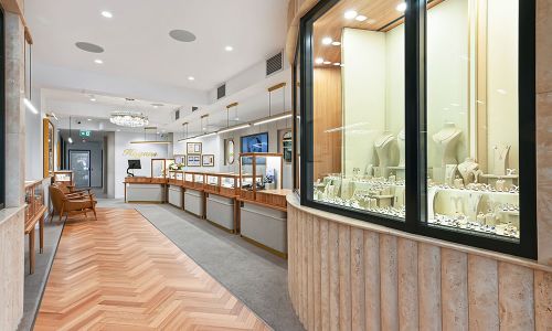 Hogans Jewelries Display Area