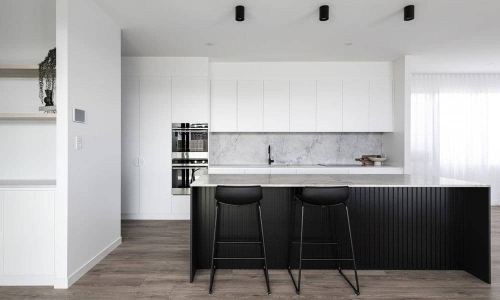 moncrieff kitchen with white walls