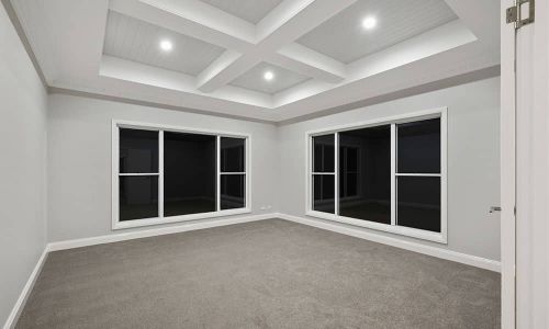 open space with wide window