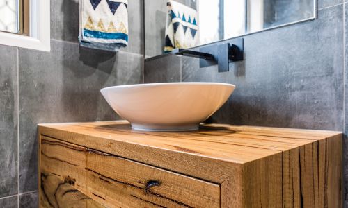 marri timber design bathroom sink