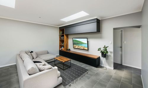 entertainment area with tv wall